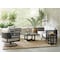 International Concepts Outdoor 5 pcs Patio Furniture Set Included Sofa, Coffee Table, Side Table, 2 Swivel Rocking Chairs KODC203201SW12RC12RE - alternate 1